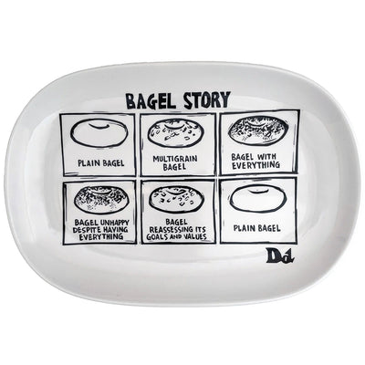 Bagel Story Serving Dish - The Weitzman Museum Store - SIR/46355