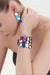 Bauhaus Bracelet - Silver & Rainbow - The Weitzman Museum Store - BH12SLRB01-JB