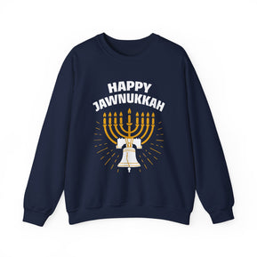 Bell Happy Jawnukkah! Crewneck Sweatshirt - A Weitzman Exclusive! - The Weitzman Museum Store - 16469530201826338762