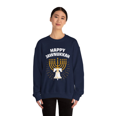 Bell Happy Jawnukkah! Crewneck Sweatshirt - A Weitzman Exclusive! - The Weitzman Museum Store - 16469530201826338762