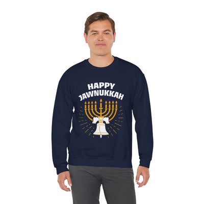 Bell Happy Jawnukkah! Crewneck Sweatshirt - A Weitzman Exclusive! - The Weitzman Museum Store - 16469530201826338762