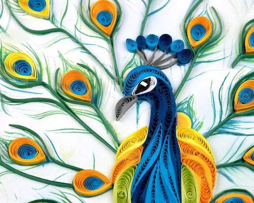 Bird Quilling Card in Multiple Design Options - The Weitzman Museum Store - 1339