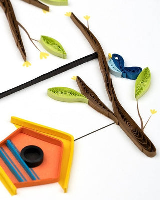 Bird Quilling Card in Multiple Design Options - The Weitzman Museum Store - 1341