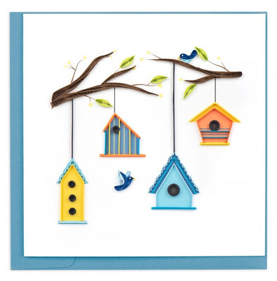 Bird Quilling Card in Multiple Design Options - The Weitzman Museum Store - 1341