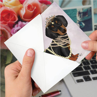 Birthday Card - Crowned Creatures - Dog (1 Card) - The Weitzman Museum Store - C2825CBDG