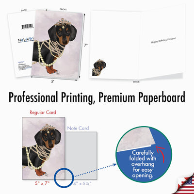 Birthday Card - Crowned Creatures - Dog (1 Card) - The Weitzman Museum Store - C2825CBDG