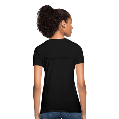 Black Ahava (LOVE) Hurts Women's Tee - The Weitzman Museum Store - 