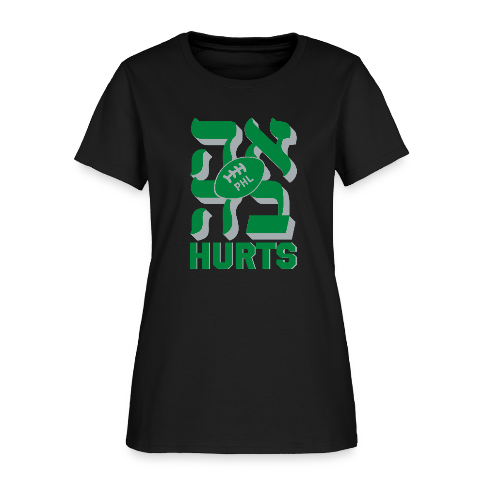 Black Ahava (LOVE) Hurts Women's Tee - The Weitzman Museum Store - 