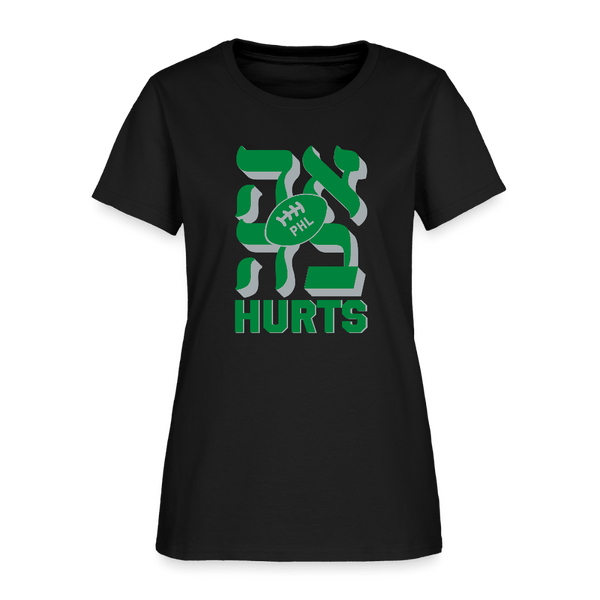 Black Ahava (LOVE) Hurts Women's Tee - The Weitzman Museum Store - 