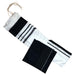Black and Silver Tallit 18x72 - The Weitzman Museum Store - T-5021A