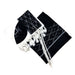 Black and White Weave Tallit - The Weitzman Museum Store - T-2207
