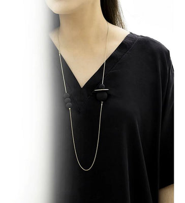 Black Astro Necklace - The Weitzman Museum Store - 7 - 847384018048