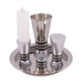 Black Bands Hammered Havdalah Set - The Weitzman Museum Store - EMHAC4