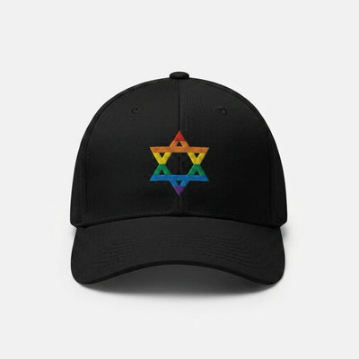 Black Rainbow Star of David Hat - The Weitzman Museum Store - 