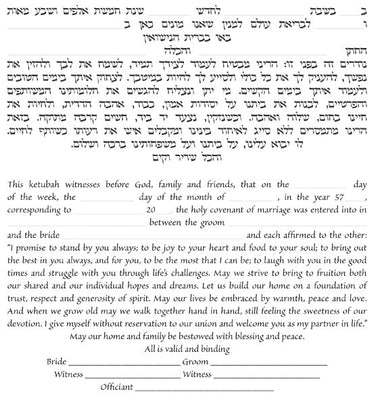 Blessings Ketubah by Jackie Olenick - The Weitzman Museum Store - 4 - 29