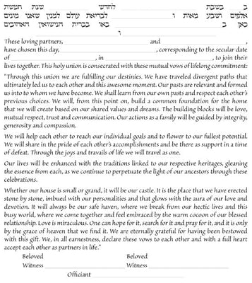 Blessings Ketubah by Jackie Olenick - The Weitzman Museum Store - 4 - 13