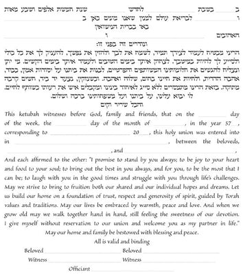 Blessings Ketubah by Jackie Olenick - The Weitzman Museum Store - 4 - 09