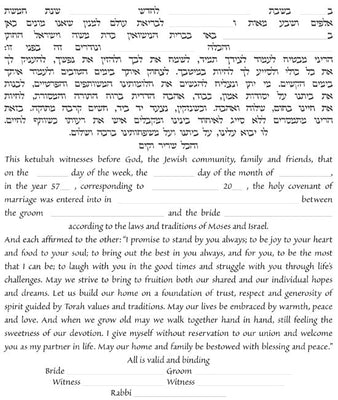 Blessings Ketubah by Jackie Olenick - The Weitzman Museum Store - 4 - 17