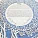 Blooming Tree Ketubah Circle in Multiple Colors by Melanie Dankowicz - The Weitzman Museum Store - 