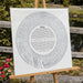 Blooming Tree Ketubah Circle in Silver by Melanie Dankowicz - The Weitzman Museum Store - 