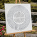 Blooming Tree Ketubah Circle in Silver or Opal by Melanie Dankowicz - The Weitzman Museum Store - 