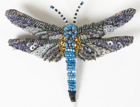 Blue Dragonfly Brooch - The Weitzman Museum Store - 7 - 847384017499