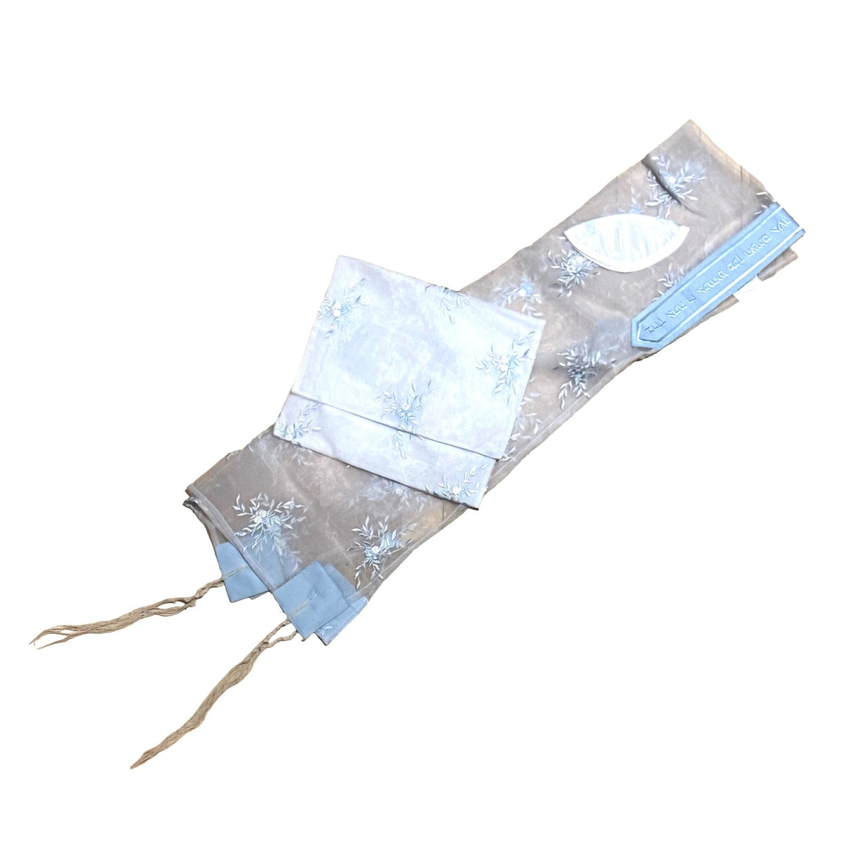 Blue Flowers Tallit - The Weitzman Museum Store - ade-995