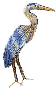 Blue Heron Brooch - The Weitzman Museum Store - TL - B - 268