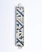 Blue & White Geometric Mezuzah - The Weitzman Museum Store - 7 - 847384019677