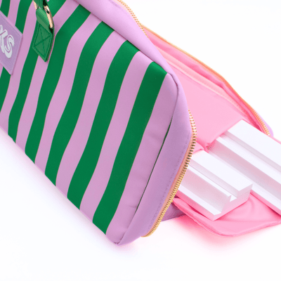 Blueu Striped Mahjong Rack Bag | Fits 20" Racks + Folded Mat - The Weitzman Museum Store - BGSTRK10