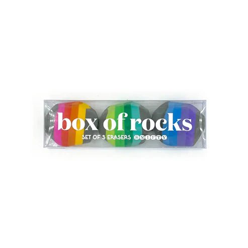 Box of Rocks Erasers - The Weitzman Museum Store - SPE007