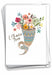 Boxed Rosh Hashanah Cards - Horn of Flowers - The Weitzman Museum Store - C7769RHG - B12x1