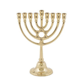 Brass Star Menorah - The Weitzman Museum Store - EMHJ2