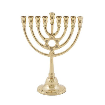 Brass Star Menorah - The Weitzman Museum Store - EMHJ2