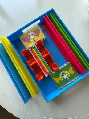 Bright Blue Acrylic Tray - The Weitzman Museum Store - 