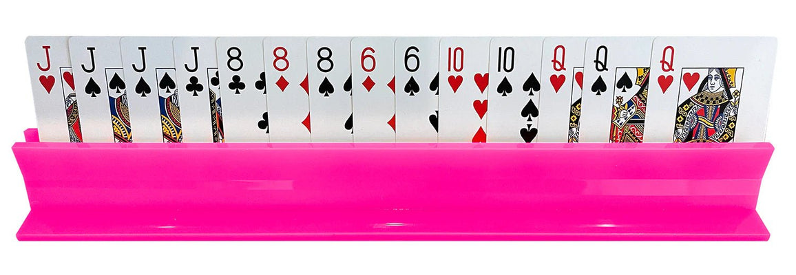 Bright Pink Canasta Card Holders - The Weitzman Museum Store - 