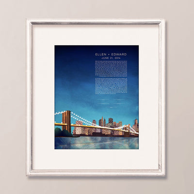 Brooklyn Bridge Ketubah By Adriana Saipe - The Weitzman Museum Store - 3 - 01