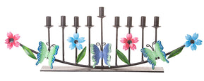 Butterflies & Flowers Menorah - The Weitzman Museum Store - 192