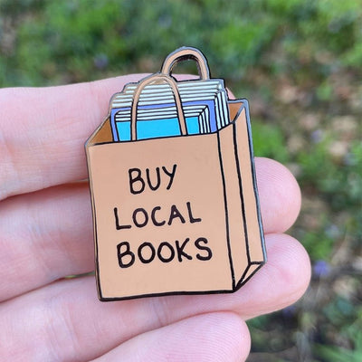 Buy Local Books Pin - The Weitzman Museum Store - 7 - 847384018729