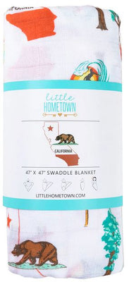 California Swaddle Blanket - The Weitzman Museum Store - 7 - 847384018027