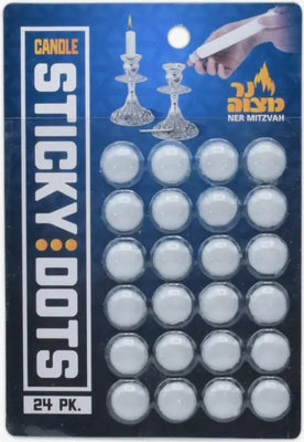 Candle Adhesive Sticky Wax Dots - 24 Pack - The Weitzman Museum Store - 23004