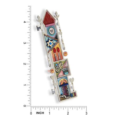 Candlelit Welcome Shabbat Mezuzah - The Weitzman Museum Store - 1450454