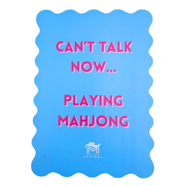 Can't Talk Shuffle Card - The Weitzman Museum Store - SHSCBL03