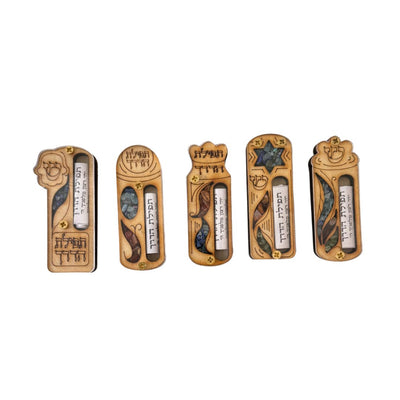 Car Mezuzah Wooden - The Weitzman Museum Store - 7 - 847384003045