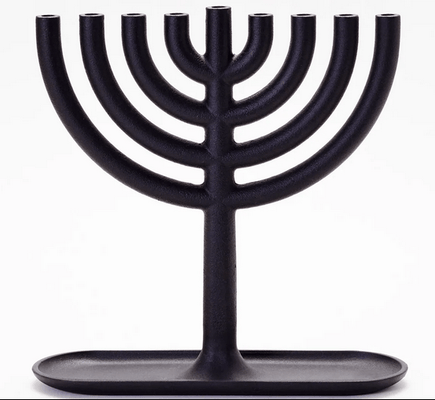 Cast Iron Menorah - The Weitzman Museum Store - 7 - 847384001128