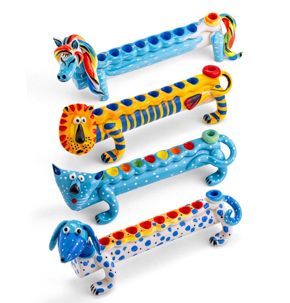Ceramic Animal Menorah - The Weitzman Museum Store - 482803-2-1