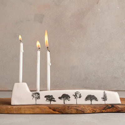 Ceramic Trees Menorah - The Weitzman Museum Store - 482165