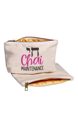 Chai Maintenance Zipper Pouch - The Weitzman Museum Store - CHAI129L