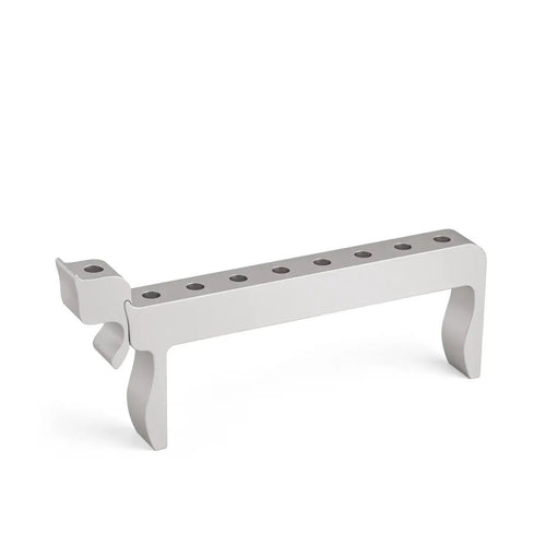 Chai Menorah-Anodized Aluminum - The Weitzman Museum Store - 439466