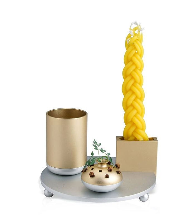 Champagne Modern Havdallah Set - The Weitzman Museum Store - 7 - 847384017245